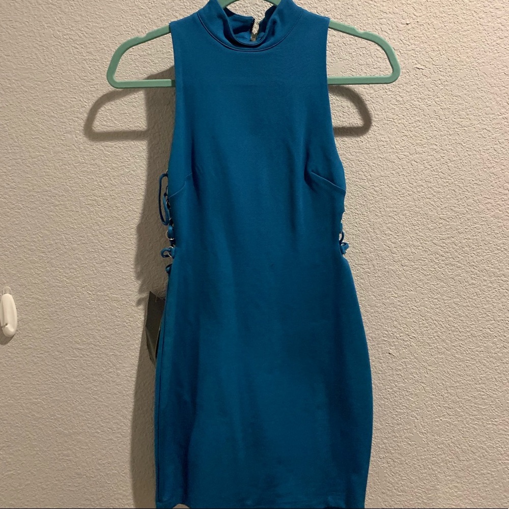 Gina side lace up Dress from Bebe